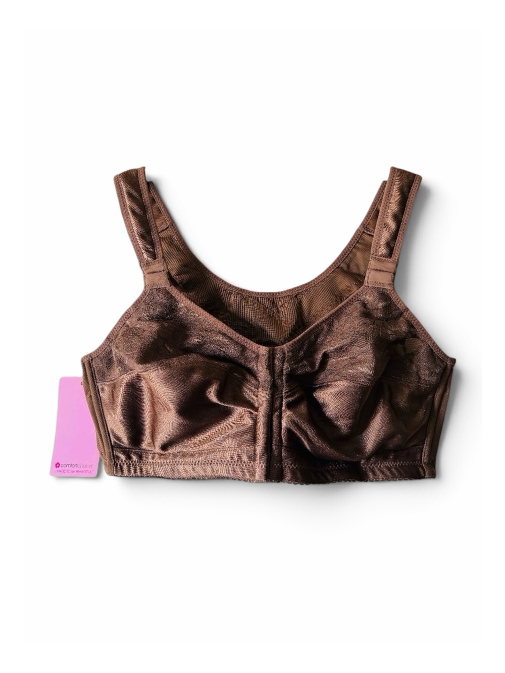 ★ Comfort Choice NWT Easy Enhancer Front Close Wireless Posture Bra Bronze 38B ★